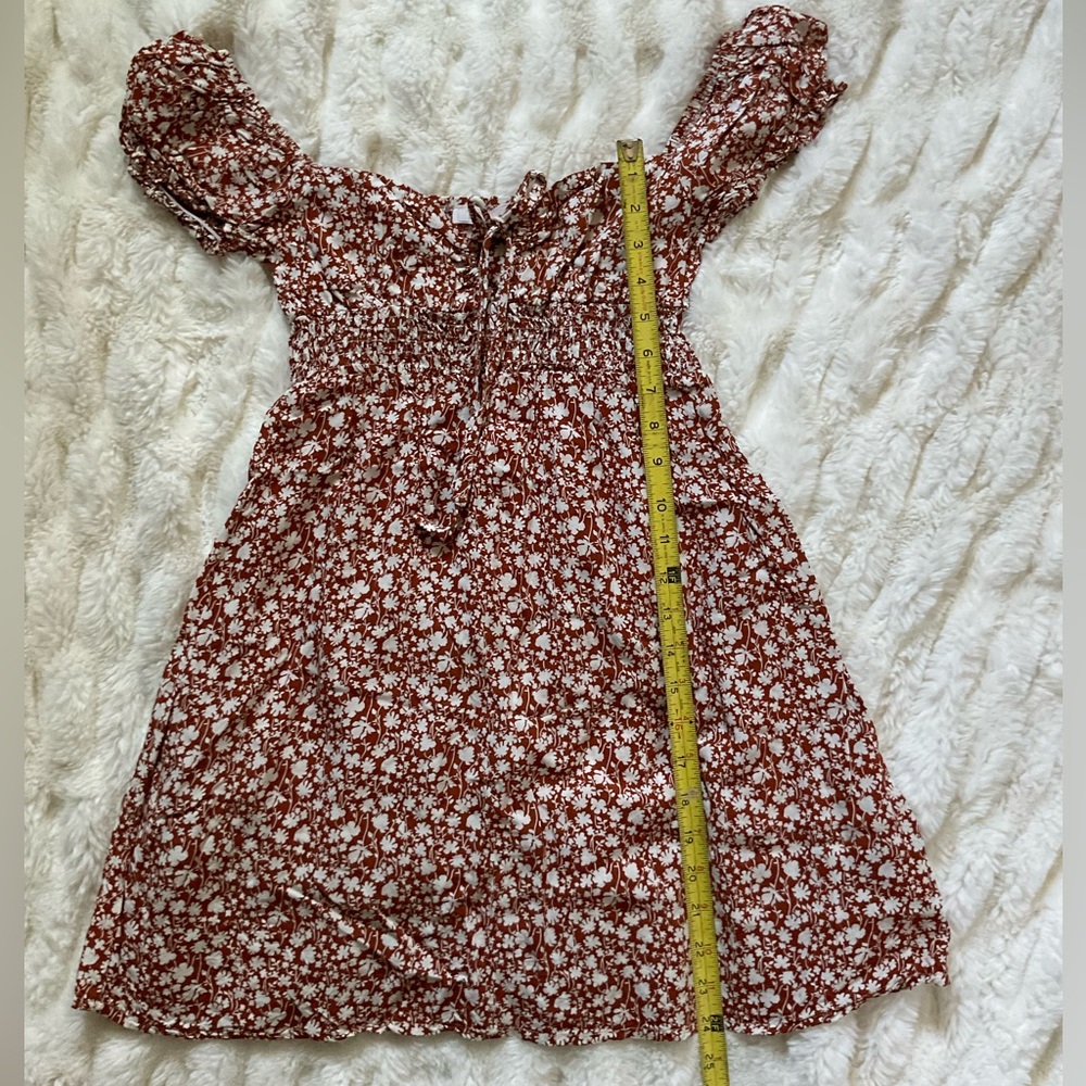 sweetheart neck floral summer dress